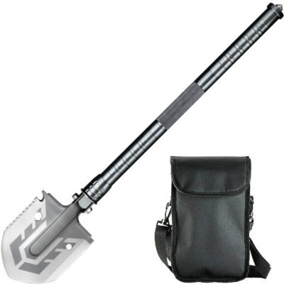 Tactical folding  mounted shovel for fishing